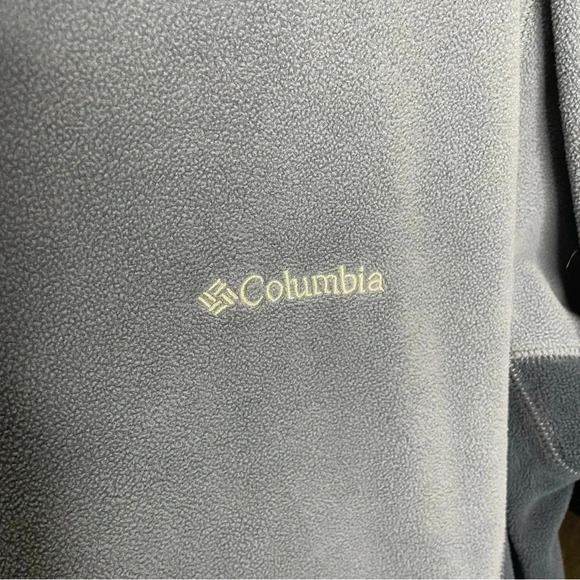 Columbia Fleece Falls Half Zip Colorblock Blue Pullover - Picture 6 of 8